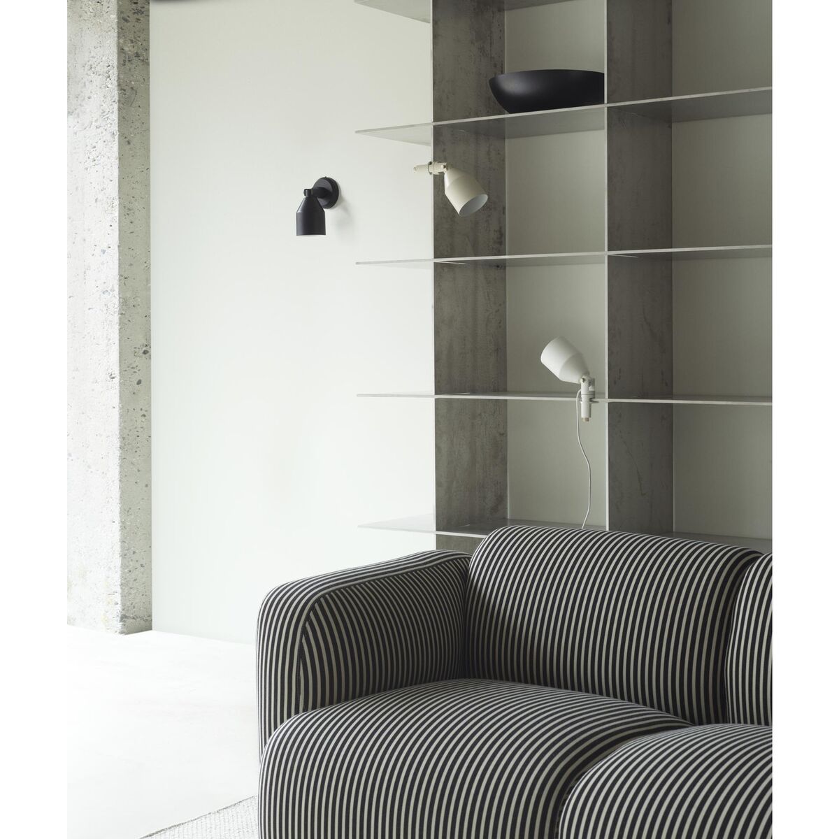 Klip Lampe Hvid