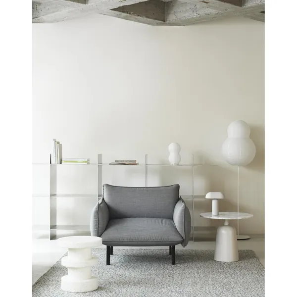 Puff Twist Table Lamp White