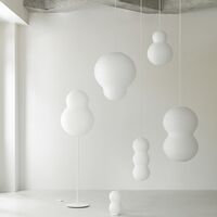 Puff Twist Table Lamp White