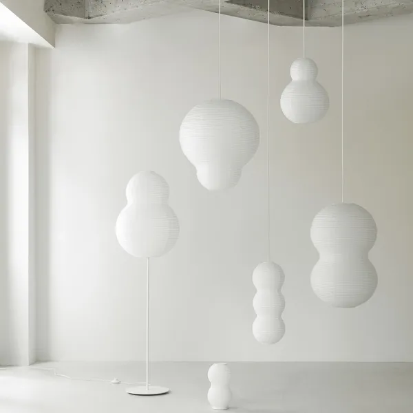 Puff Bubble Vloerlamp Wit