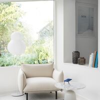 Puff Bubble Vloerlamp Wit