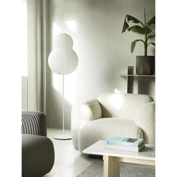 Puff Bubble Vloerlamp Wit