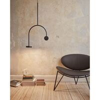 GRASIL Ceiling Light Black