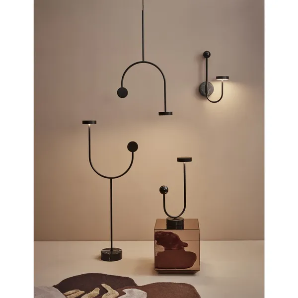 GRASIL Ceiling Light Black