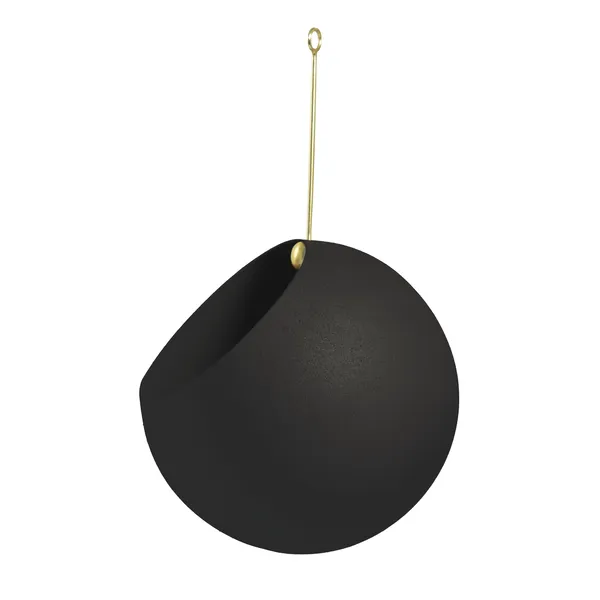 GLOBE Hænge Blomsterpotte 28 cm Sort
