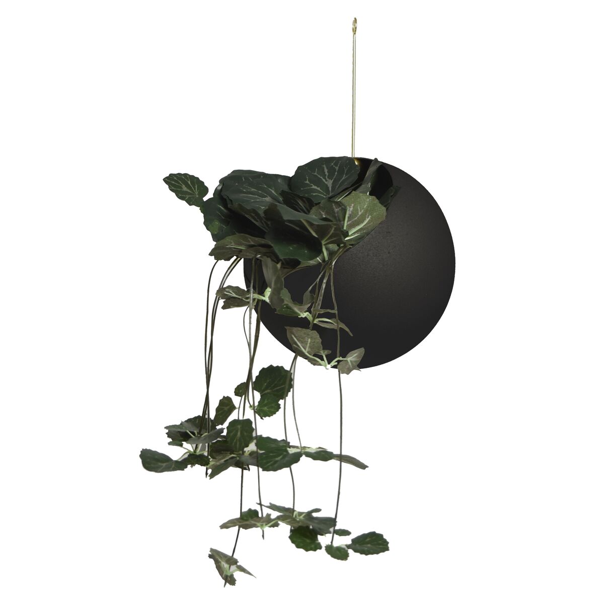 GLOBE Hangende Bloempot 28 cm Zwart