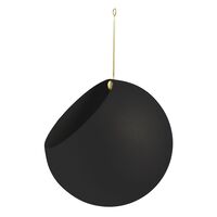 GLOBE Maceta Colgante 32 cm Negro