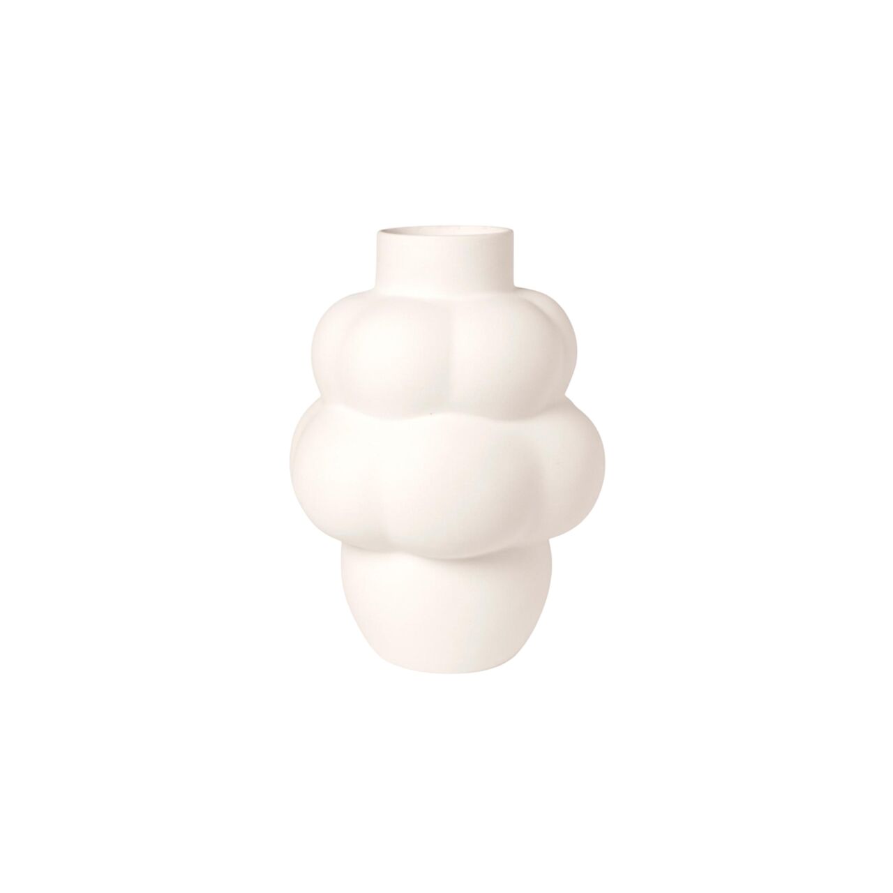 Vase Ballon 04 Blanc Brut