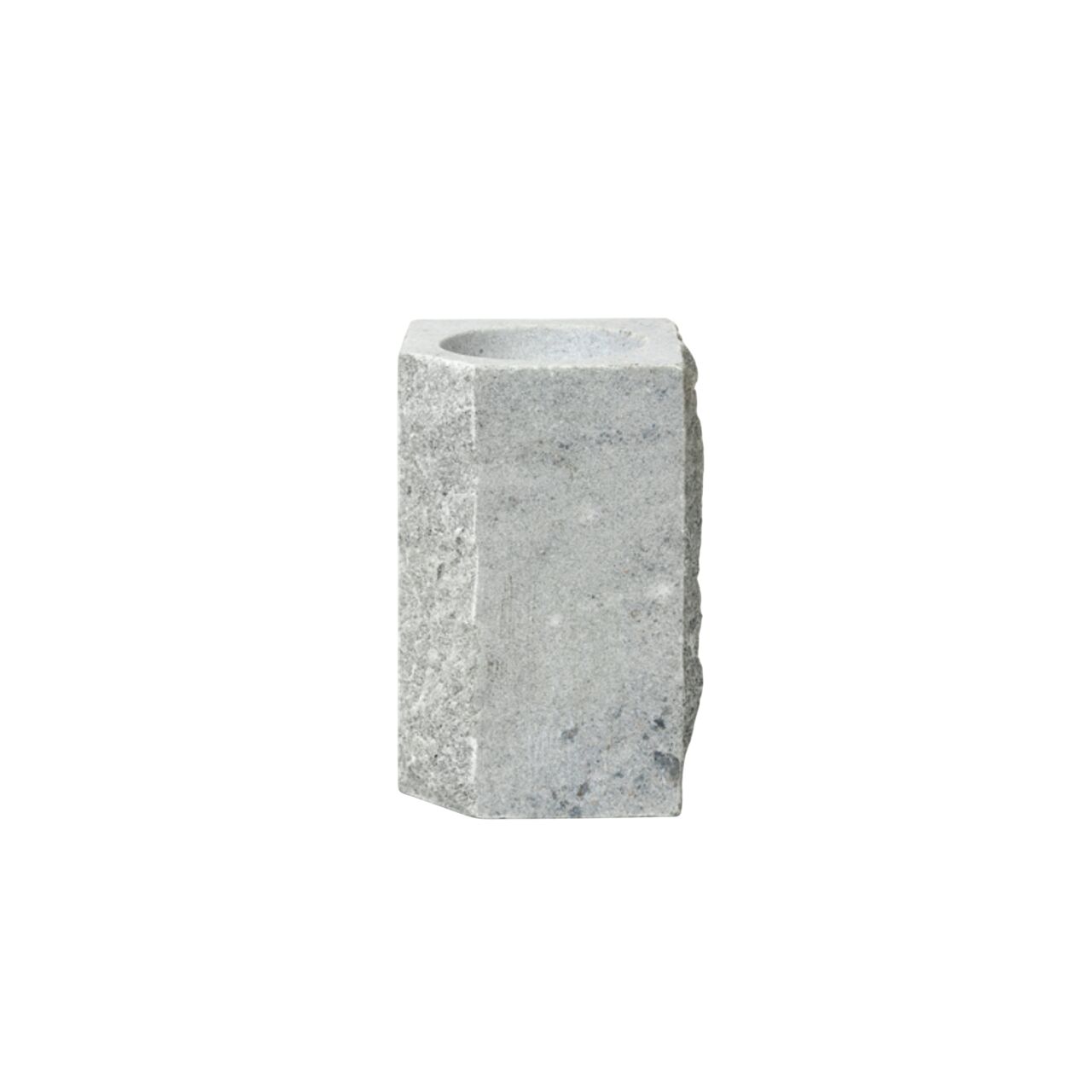 Galerie Objet Bougeoir en Pierre Marbre Vert de Vienne