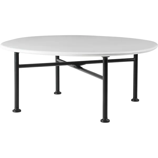 Carmel Coffee Table 75x75 Clam White