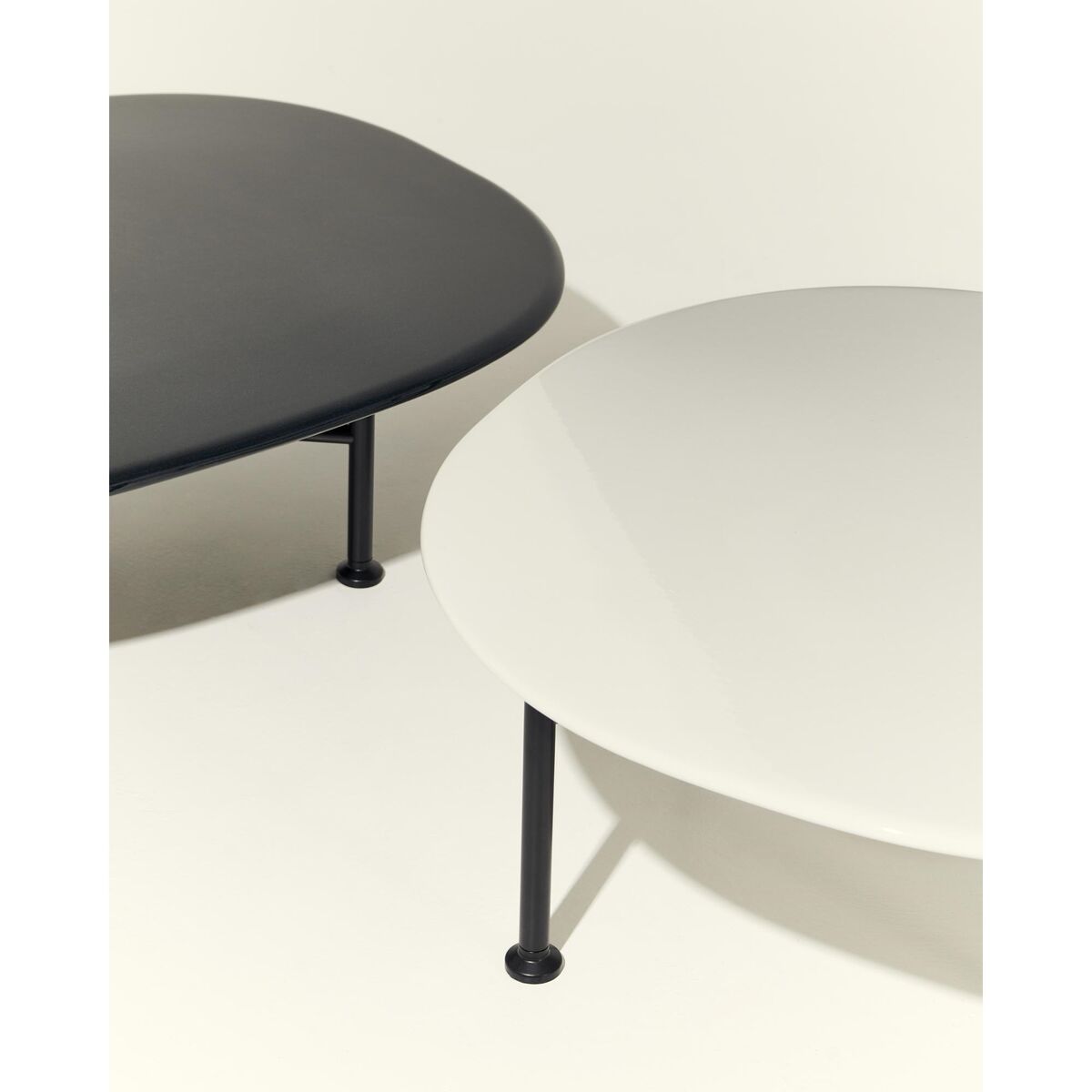 Table Basse Carmel 75x75 Palourde Blanc