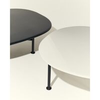 Table Basse Carmel 75x75 Palourde Blanc