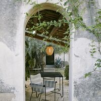 Silla De Comedor Tropique Con Flecos Blanco/Leslie 06