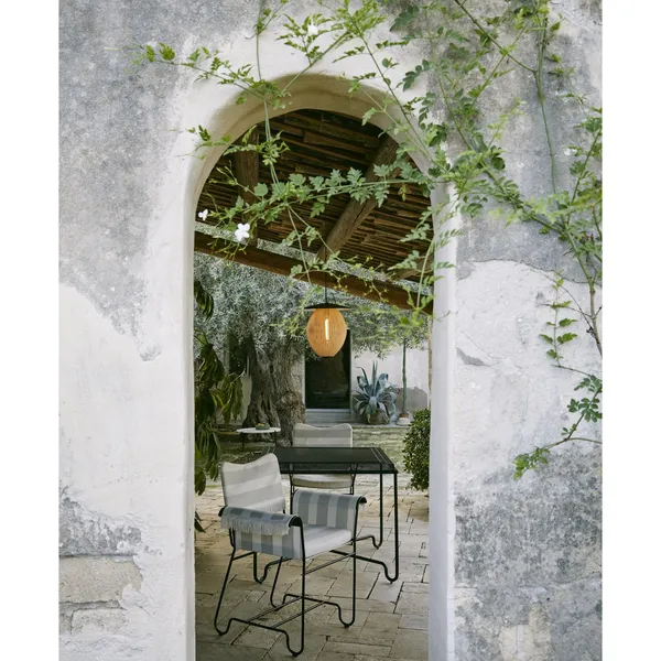 Silla De Comedor Tropique Con Flecos Blanco/Leslie 12