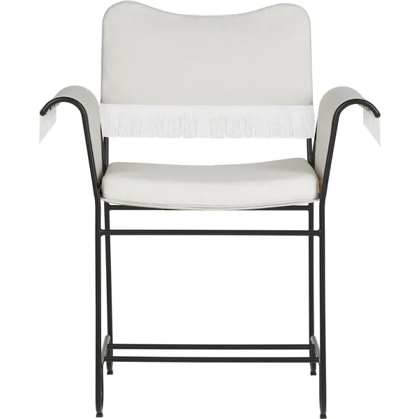 Chaise Tropique à Franges Noir/Leslie 06
