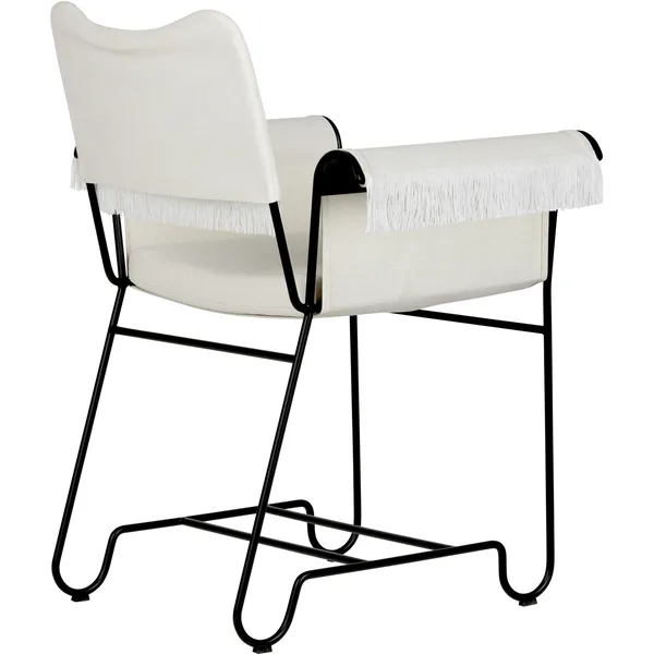 Chaise Tropique à Franges Noir/Leslie 06