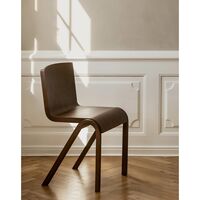 Ready Dining Chair Red Stained Oak