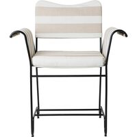 Tropique Dining Chair Black/ Leslie Stripe 40
