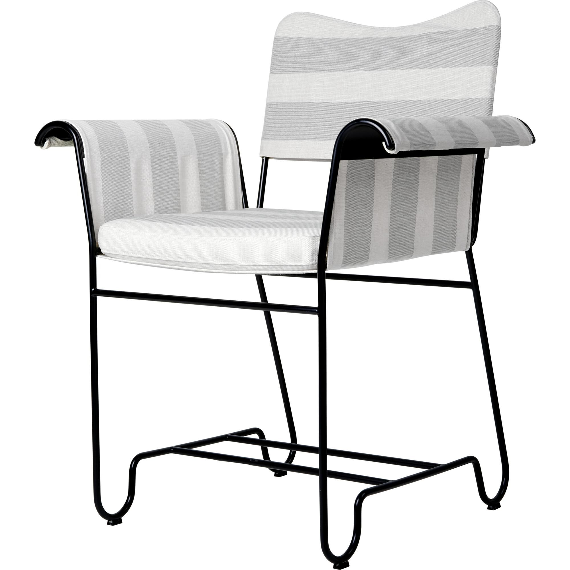 Tropique Spisebordsstol Sort/Leslie Stripe 20