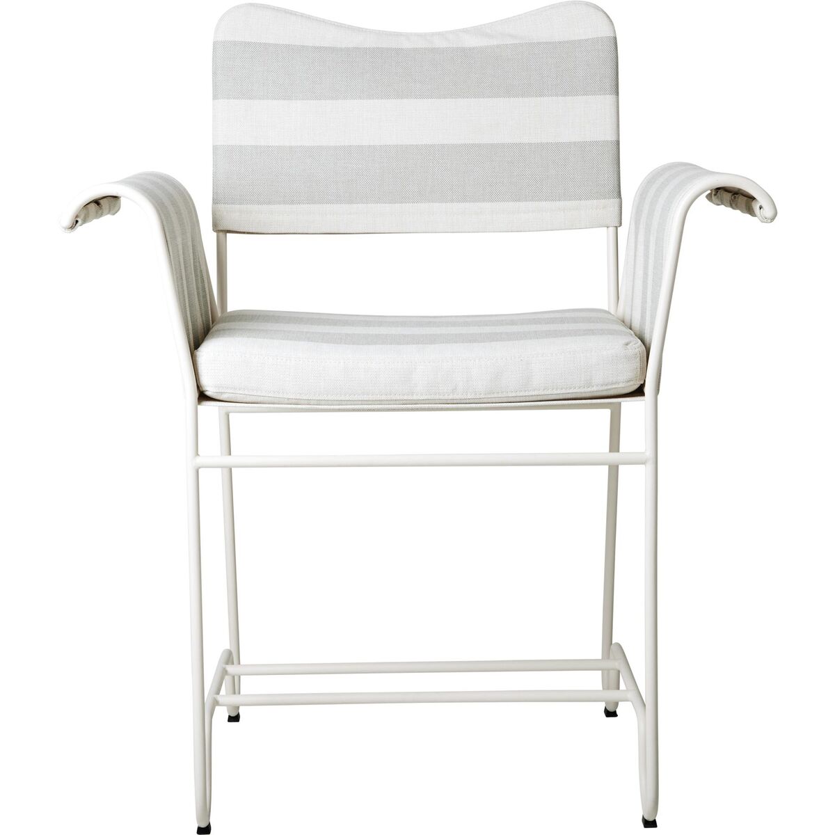 Tropique Eettafelstoel Wit/ Leslie Stripe 20