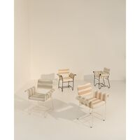 Tropique Eettafelstoel Wit/ Leslie Stripe 20