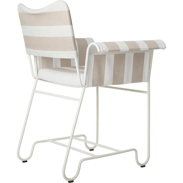 Tropique Dining Chair White/ Leslie Stripe 40