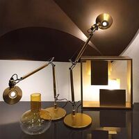 Tolomeo Micro Table Lamp Gold Limited Edition