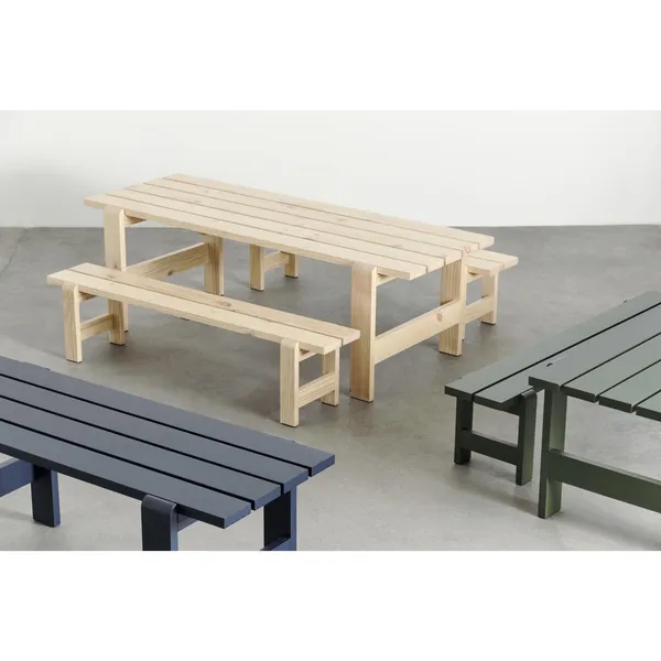 Weekday Table L180 Lacquered Pine