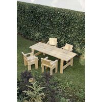 Weekday Table L180 Lacquered Pine