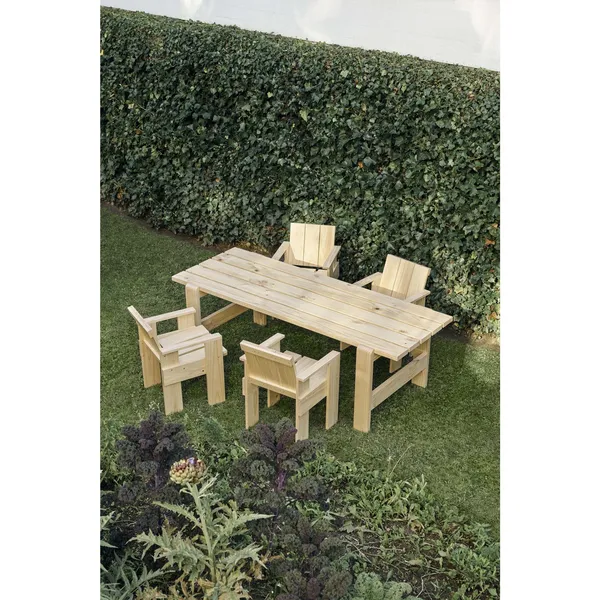Weekday Table L180 Lacquered Pine