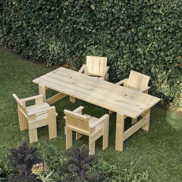 Weekday Table L230 Lacquered Pine