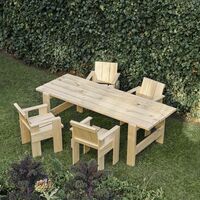 Weekday Table L230 Lacquered Pine