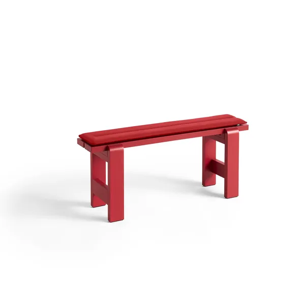 Weekday Bench L111 x H45 Wine Red