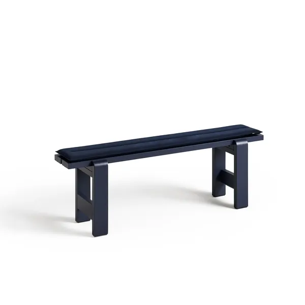 Weekday Bench L140 x H45 Steel Blue