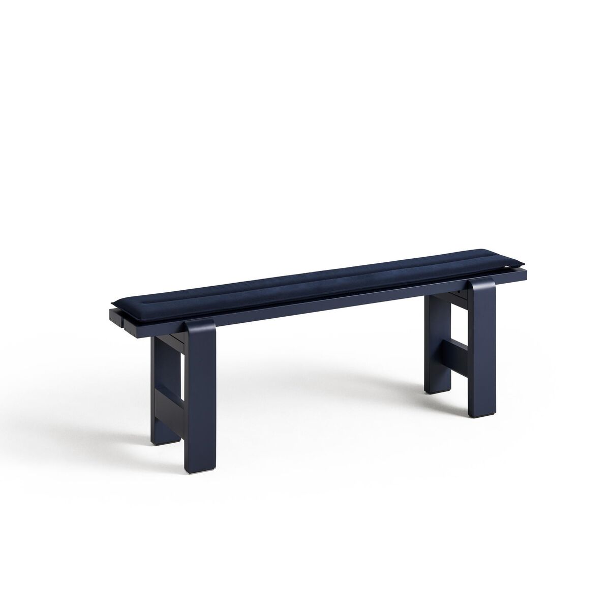 Weekday Bank L140 x H45 Stahlblau