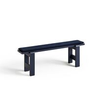 Weekday Bank L140 x H45 Stahlblau