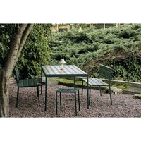 Balcony Dining Bench with Armrest Chalk Beige