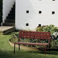 Balcony Lounge Bench Iron Red