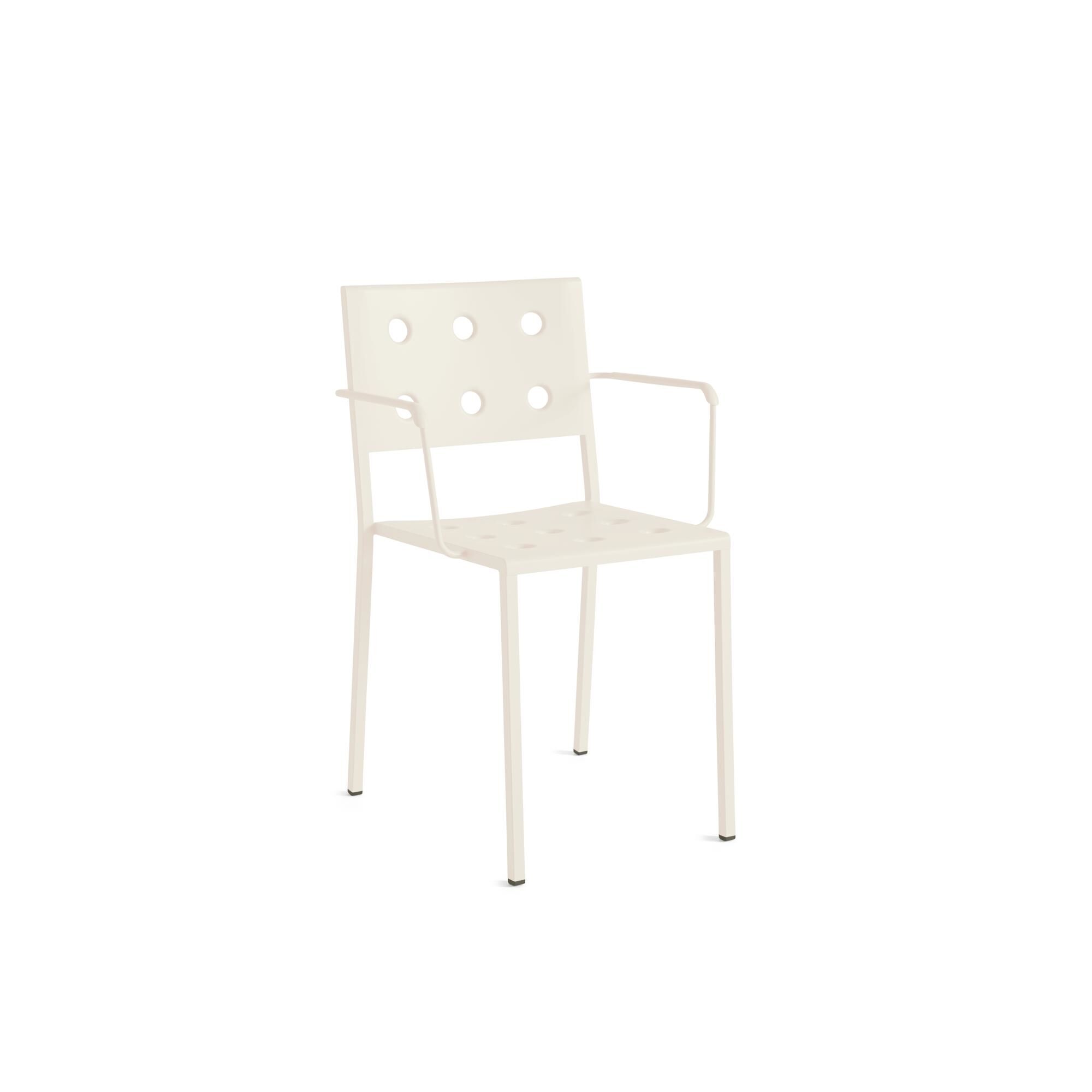 Balkong Spisestol med Armlener Beige