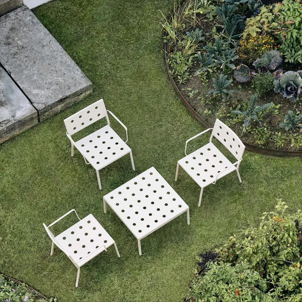 Balcony Dining Chair with Armrest Chalk Beige