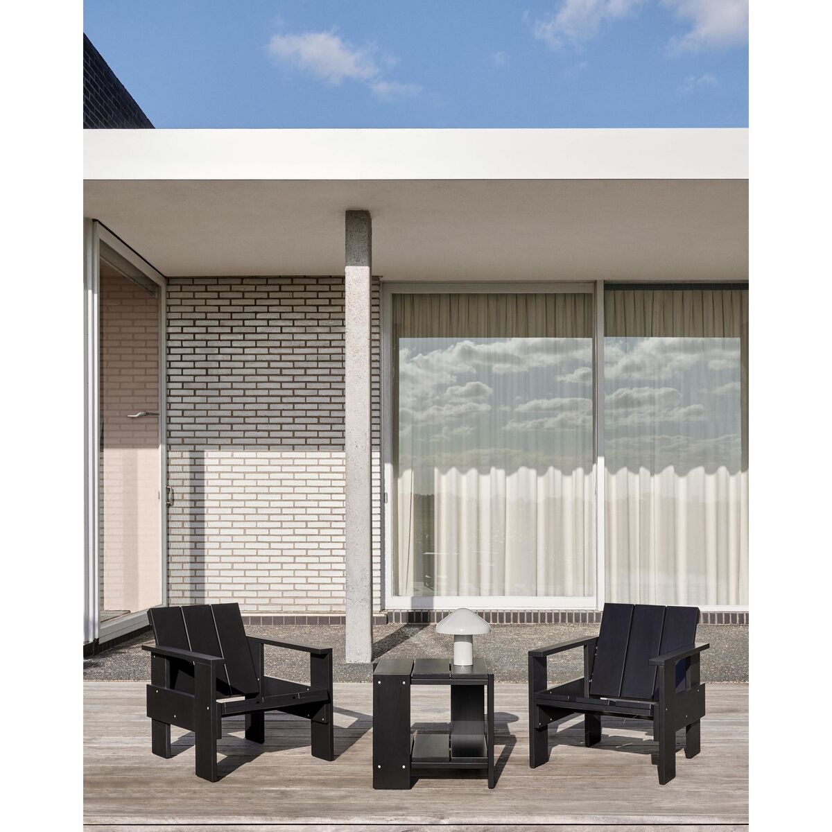 Krat Fauteuil Zwart