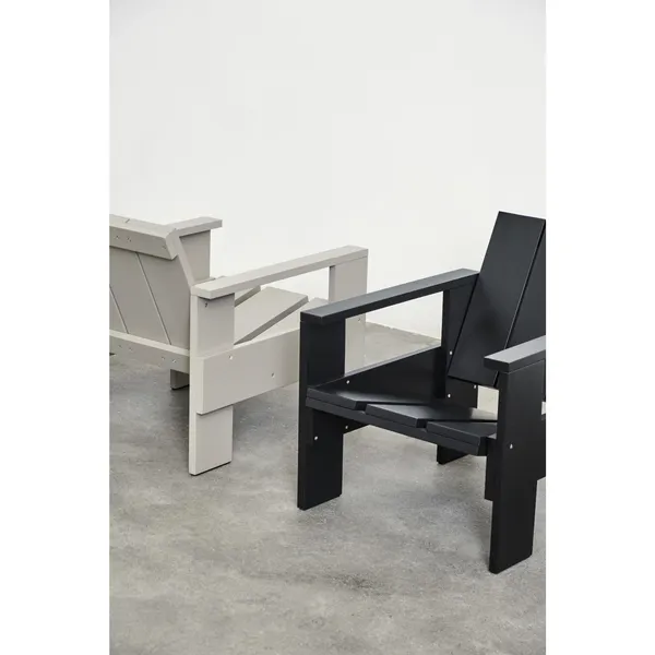 Crate Armchair Black