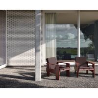 Krat Fauteuil Ijzerrood