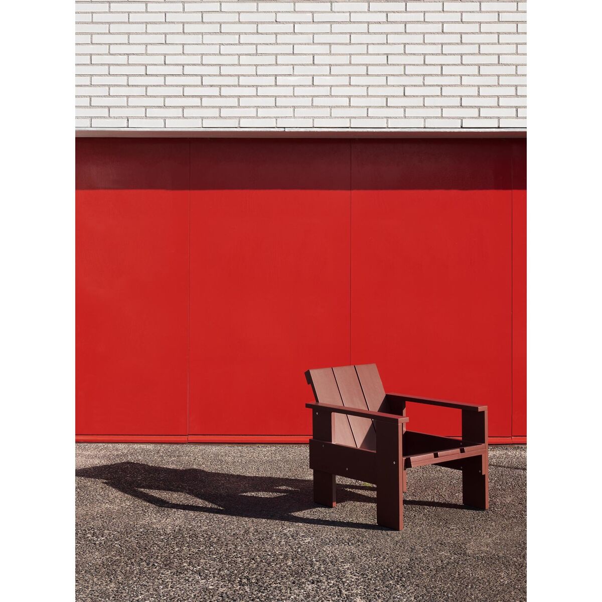 Krat Fauteuil Ijzerrood