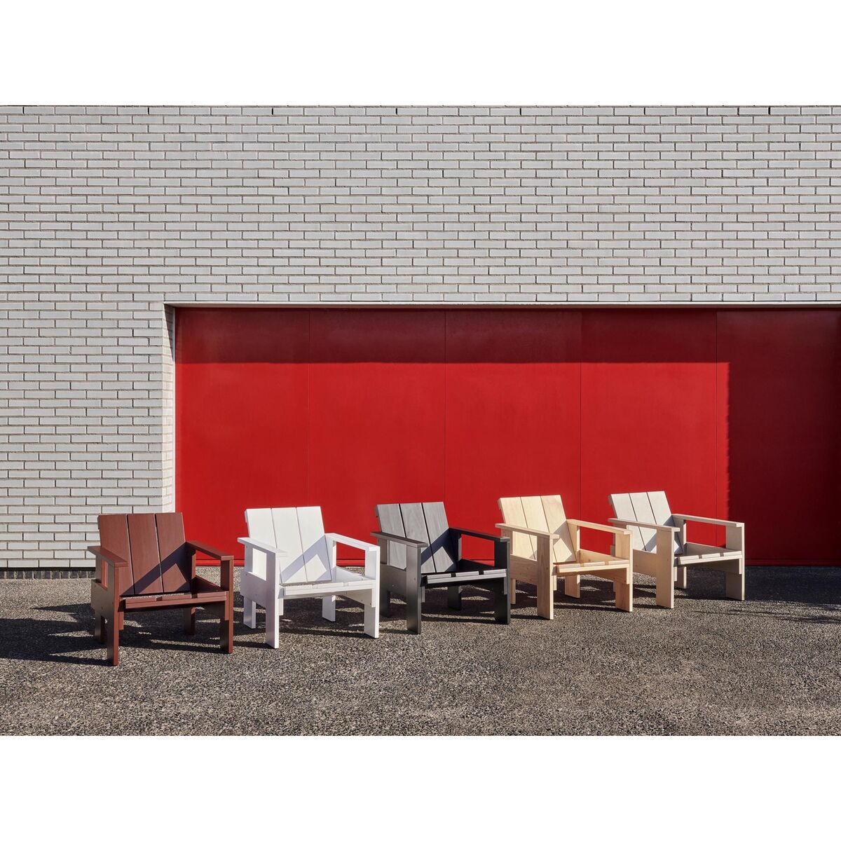 Krat Fauteuil Ijzerrood