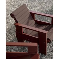 Krat Fauteuil Ijzerrood