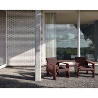 Krat Fauteuil Ijzerrood