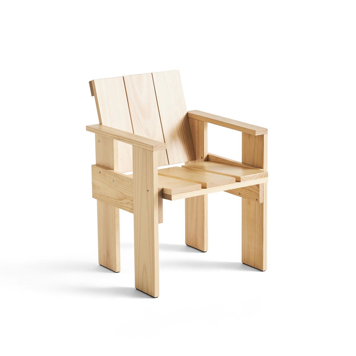 Crate Chaise de Salle à Manger Pin Laqué