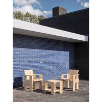 Crate Chaise de Salle à Manger Pin Laqué