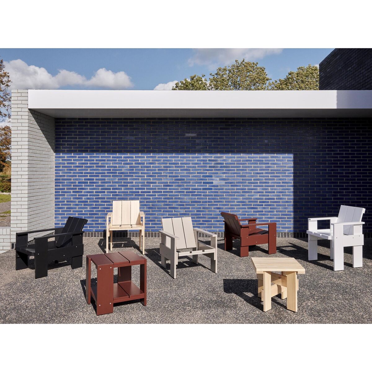 Crate Matstol Vit